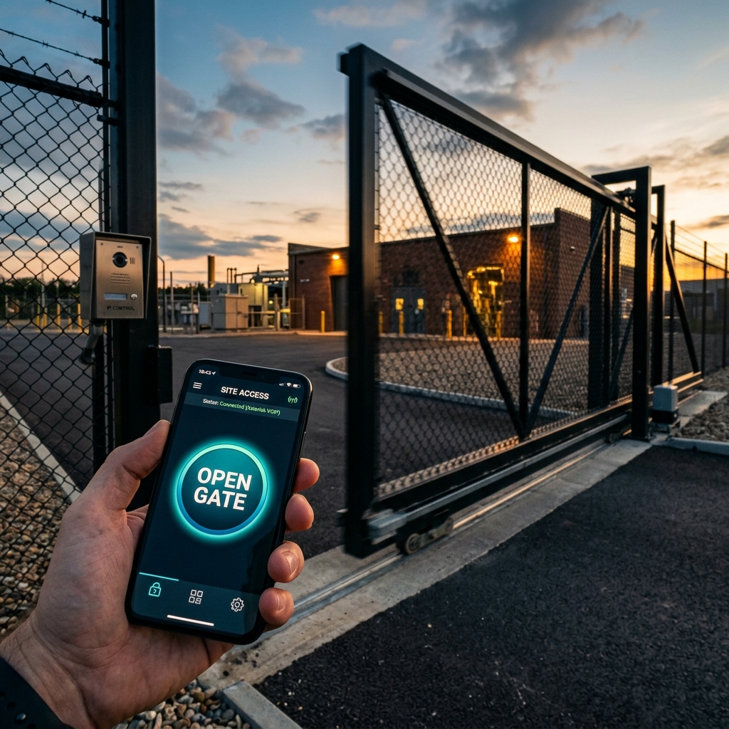 Control de accesos y domótica industrial sobre IP